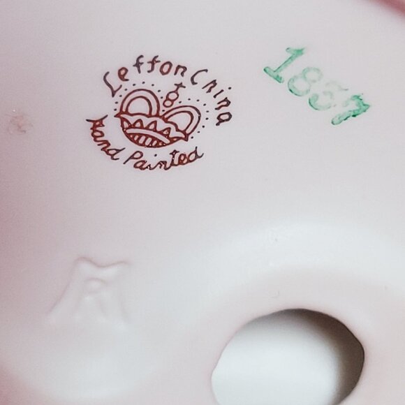 Vintage Lefton Panda with Bamboo Figurine Home Decor - Picture 5 of 12